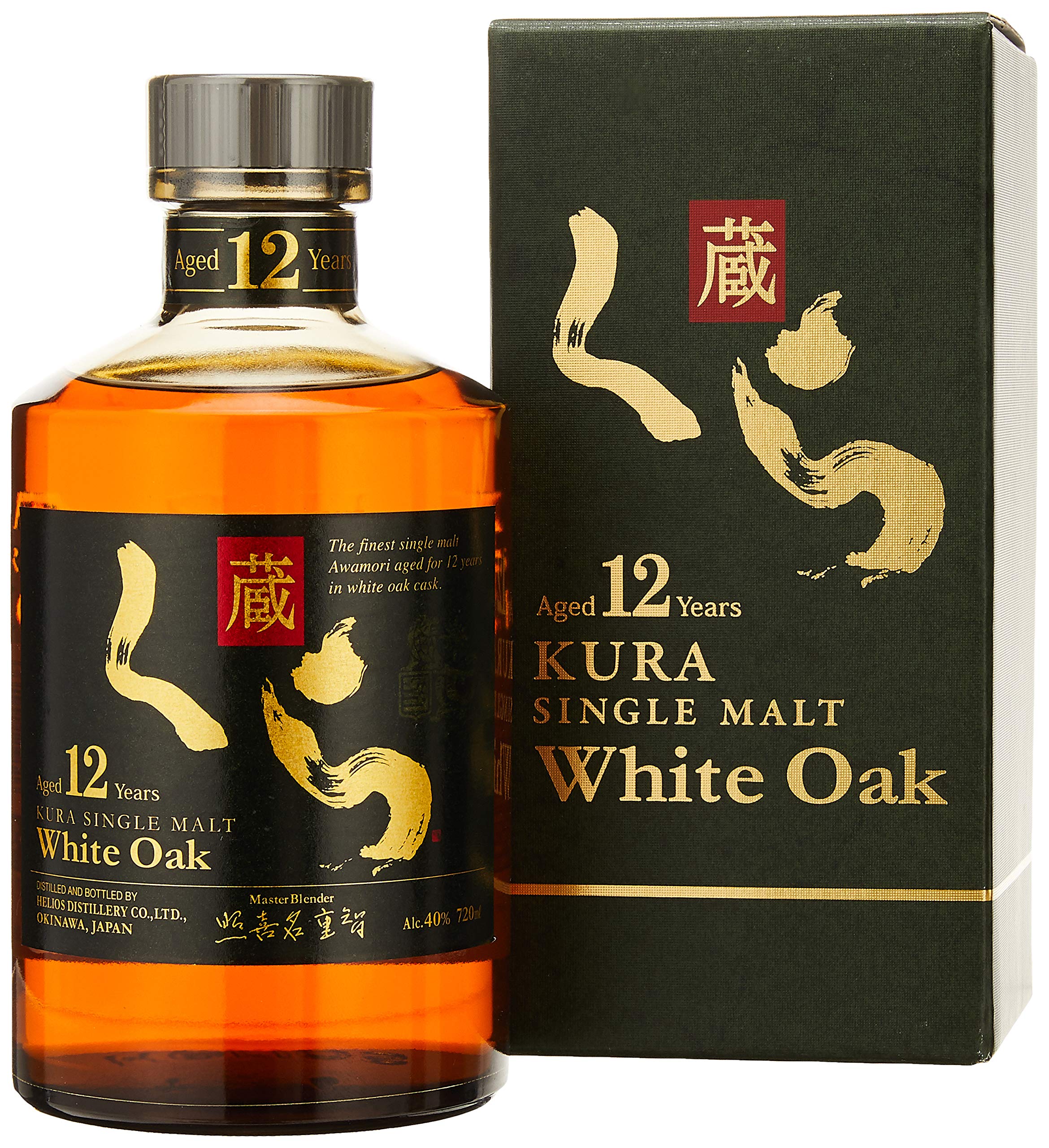 Kura White Oak 12 Year Old Single Malt Whisky 720 ml : Amazon.com